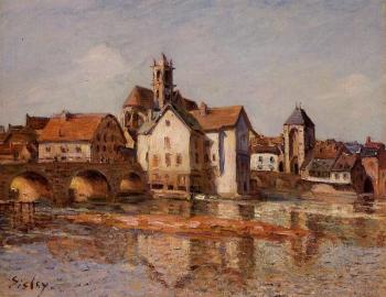 阿爾弗萊德 西斯萊 The Moret Bridge